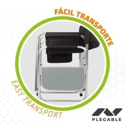 AKTIVE - Chaise Pliante Avec Table Amovible -Activités De Plein Air aktive chaise pliante avec table amovible 3