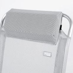 AKTIVE - Chaise Pliante Haute Avec Dossier Haut Réglable 5 Positions, Gris -Activités De Plein Air aktive chaise pliante haute avec dossier haut reglable 5 positions gris 4