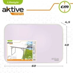AKTIVE - Table Pliante Avec Poignée De Transport. Table De Camping 60x40x50 Cm -Activités De Plein Air aktive table pliante avec poignee de transport table de camping 60x40x50 cm 4