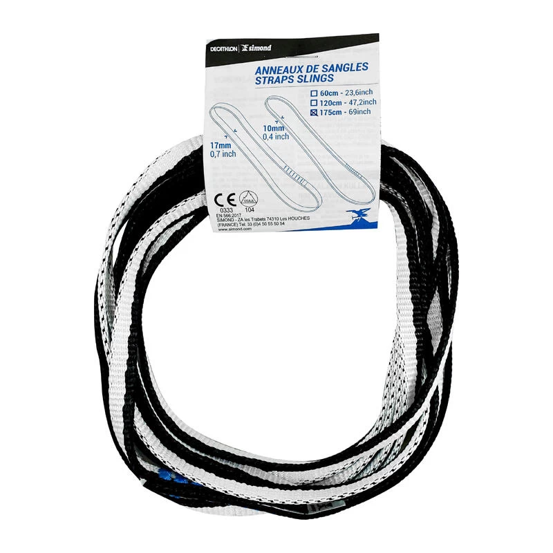 Simond ANNEAU DE SANGLE LÉGER - 10mm X 175 CM 3 Simond ANNEAU DE SANGLE LÉGER - 10mm X 175 CM