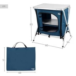 Armoire De Camping Pliante Surélevée Aktive -Activités De Plein Air armoire de camping pliante surelevee aktive 3
