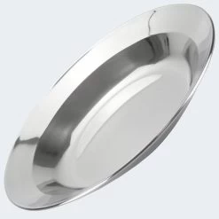 Assiette Creuse De Camping Inox | Diamètre Env. 22 - 24 Cm | 1 Assiette -Activités De Plein Air assiette creuse de camping inox diametre env 22 24 cm 1 assiette 2