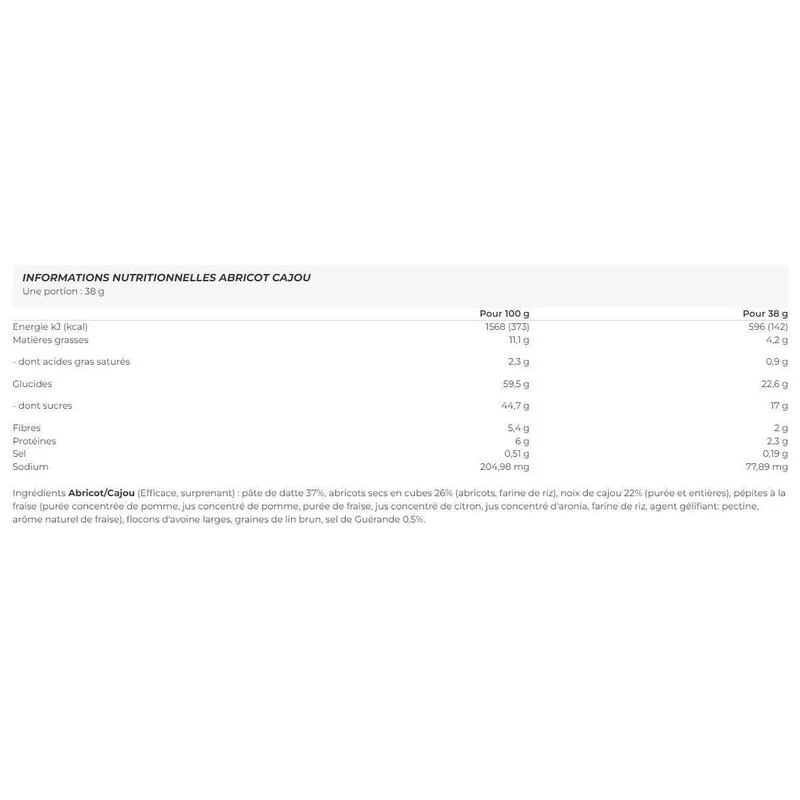 Barres énergétiques | Boîte De Barres Bio Energie (16x38g) | Abricot 4 Barres énergétiques | Boîte De Barres Bio Energie (16x38g) | Abricot – Image 2