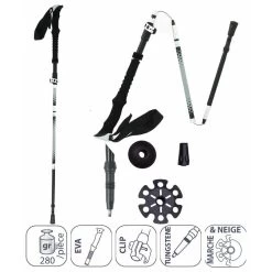 ELEMENTERRE Bâton De Randonnée Pliable Élémenterre Lagoya