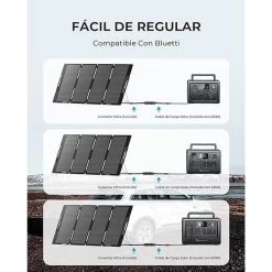 BLUETTI Panneau Solaire MP200 Pour Camping, Jardin, Voyage -Activités De Plein Air bluetti panneau solaire mp200 pour camping jardin voyage 2