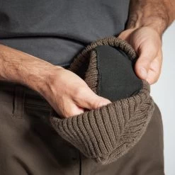 BONNET TRICOT LAINE 900 MARRON -Activités De Plein Air bonnet tricot laine 900 marron 1