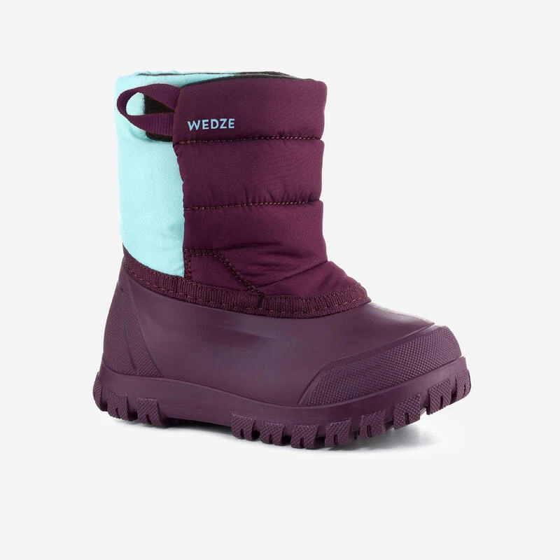 WEDZE Bottes De Neige Bébé, Après Ski Bébé WARM Violettes Et Turquoises 3 WEDZE Bottes De Neige Bébé, Après Ski Bébé WARM Violettes Et Turquoises