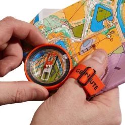 BOUSSOLE POUCE DROIT Pour Course D'orientation RACER 500 Noir Orange -Activités De Plein Air boussole pouce droit pour course dorientation racer 500 noir orange 3