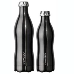 Bouteille Isotherme Double Paroi Collection Metallic - 750 Ml - Noir -Activités De Plein Air bouteille isotherme double paroi collection metallic 750 ml noir 4