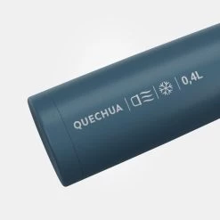 Quechua Bouteille Isotherme Inox 0,4L Avec Gobelet Pour La Randonnée - Bleu -Activités De Plein Air bouteille isotherme inox 04l avec gobelet pour la randonnee bleu 2