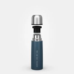 Quechua Bouteille Isotherme Inox 0,4L Avec Gobelet Pour La Randonnée - Bleu -Activités De Plein Air bouteille isotherme inox 04l avec gobelet pour la randonnee bleu 7