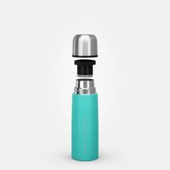 Quechua Bouteille Isotherme Inox 0,4L Avec Gobelet Pour La Randonnée - Turquoise 19 Quechua Bouteille Isotherme Inox 0,4L Avec Gobelet Pour La Randonnée - Turquoise -Activités De Plein Air bouteille isotherme inox 04l avec gobelet pour la randonnee turquoise 7