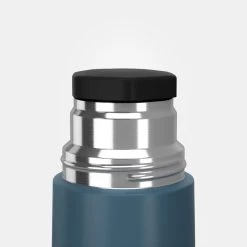 Quechua Bouteille Isotherme Inox 0,7L Avec Gobelet Pour La Randonnée - Bleu -Activités De Plein Air bouteille isotherme inox 07l avec gobelet pour la randonnee bleu 4