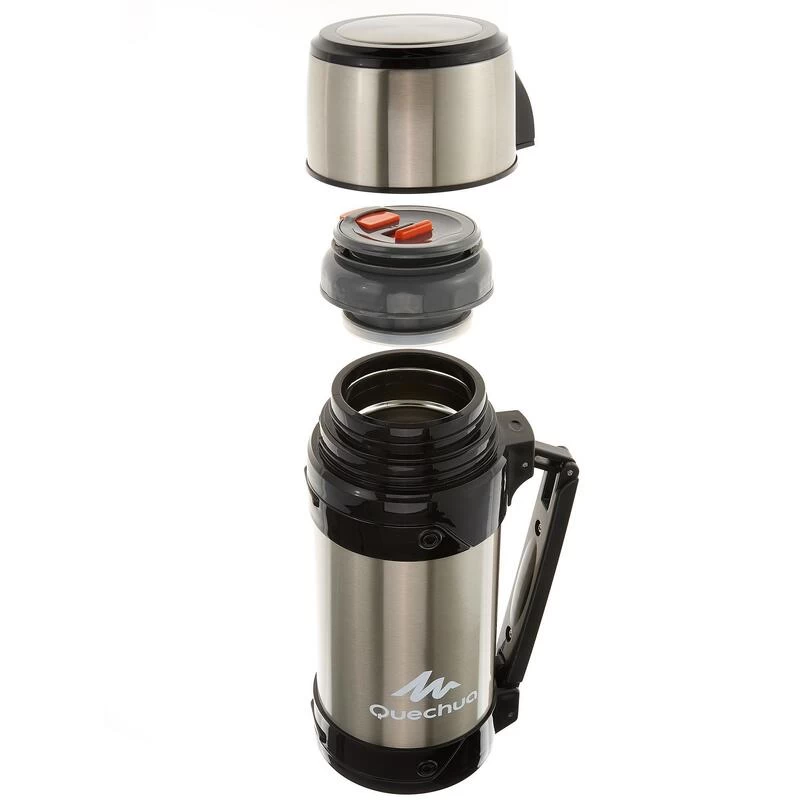 Quechua Bouteille Isotherme Inox 1,5L Avec Gobelet Pour La Randonnée 4 Quechua Bouteille Isotherme Inox 1,5L Avec Gobelet Pour La Randonnée – Image 2
