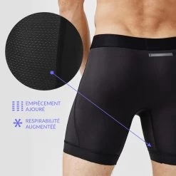 Kalenji BOXER DE RUNNING HOMME RESPIRANT SEMI-LONG -Activités De Plein Air boxer de running homme respirant semi long 2