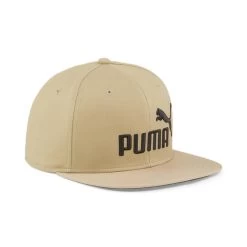 Casquette à Visière Plate Essentials PUMA Prairie Tan Black Beige