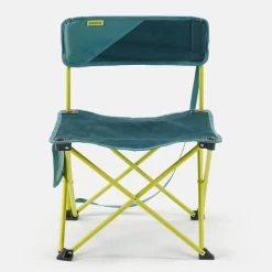 Quechua CHAISE BASSE PLIANTE DE CAMPING MH100 Jaune -Activités De Plein Air chaise basse pliante de camping mh100 jaune 4