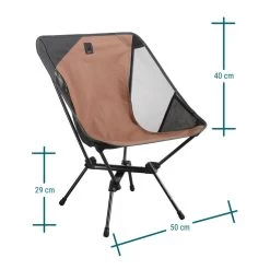 Quechua CHAISE BASSE PLIANTE DE CAMPING MH500 MARRON 15 Quechua CHAISE BASSE PLIANTE DE CAMPING MH500 MARRON -Activités De Plein Air chaise basse pliante de camping mh500 marron 3