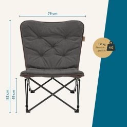 Chaise De Camping Pliante - Mala - Sac De Transport - Rembourrée - Max. 135 Kg -Activités De Plein Air chaise de camping pliante mala sac de transport rembourree max 135 kg 2