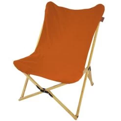 Chaise Longue Tofte - Chaise Relax De Camping - Pliable - Max. 120 Kg - Orange
