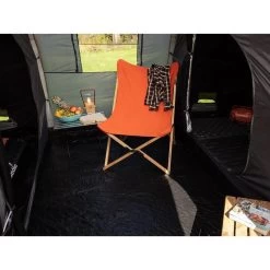 Chaise Longue Tofte - Chaise Relax De Camping - Pliable - Max. 120 Kg - Orange -Activités De Plein Air chaise longue tofte chaise relax de camping pliable max 120 kg orange 3