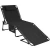 Chaise Longue Torget - Transat - Bain De Soleil 190x60x30 Cm - 150 Kg - Pliable
