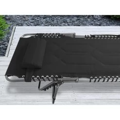 Chaise Longue Torget - Transat - Bain De Soleil 190x60x30 Cm - 150 Kg - Pliable -Activités De Plein Air chaise longue torget transat bain de soleil 190x60x30 cm 150 kg pliable 5