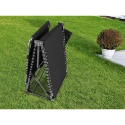 Chaise Longue Torget - Transat - Bain De Soleil 190x60x30 Cm - 150 Kg - Pliable -Activités De Plein Air chaise longue torget transat bain de soleil 190x60x30 cm 150 kg pliable 6
