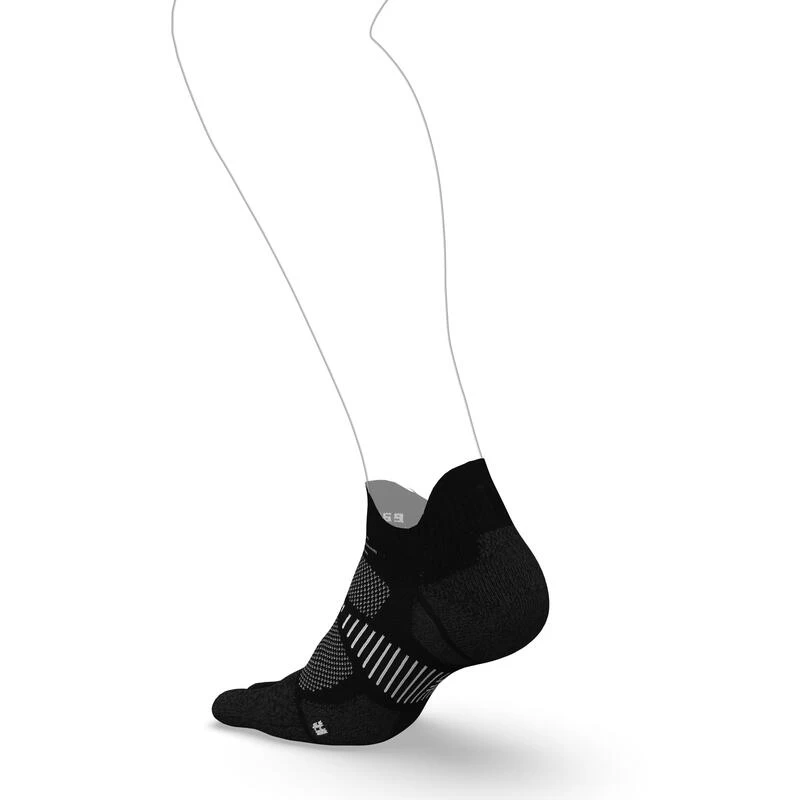 CHAUSSETTES DE RUNNING 5 DOIGTS RUN900 FINES INVISIBLES NOIRES 4 CHAUSSETTES DE RUNNING 5 DOIGTS RUN900 FINES INVISIBLES NOIRES – Image 2