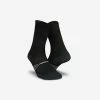 CHAUSSETTES DE RUNNING RUN900 FINES MI-MOLLET NOIRES -Activités De Plein Air chaussettes de running run900 fines mi mollet noires