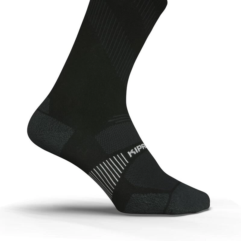 CHAUSSETTES DE RUNNING RUN900 FINES MI-MOLLET NOIRES 5 CHAUSSETTES DE RUNNING RUN900 FINES MI-MOLLET NOIRES – Image 3