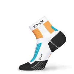 CHAUSSETTES DE RUNNING RUN900 X BLANC/ORANGE -Activités De Plein Air chaussettes de running run900 x blancorange 2