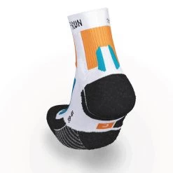 CHAUSSETTES DE RUNNING RUN900 X BLANC/ORANGE -Activités De Plein Air chaussettes de running run900 x blancorange 3