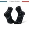BV Sport Chaussettes TRAIL ULTRA Noir-gris -Activités De Plein Air chaussettes trail ultra noir gris
