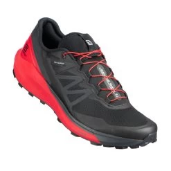 CHAUSSURE DE TRAIL RUNNING SALOMON SENSE RIDE 4 NOIR ROUGE -Activités De Plein Air chaussure de trail running salomon sense ride 4 noir rouge 4