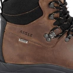 CHAUSSURES CHASSE IMPERMEABLES RESISTANTES MARRON AIGLE FLESHSIDE MTD -Activités De Plein Air chaussures chasse impermeables resistantes marron aigle fleshside mtd 8