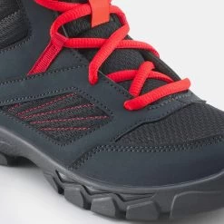 Quechua Chaussures De Randonnée Enfant Avec Lacets MH100 MID Grise Foncée Du 35 AU 38 -Activités De Plein Air chaussures de randonnee enfant avec lacets mh100 mid grise foncee du 35 au 38 4
