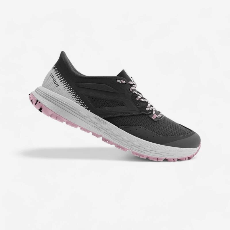 CHAUSSURES TRAIL RUNNING POUR FEMME TR2 Gris Carbone Bouton De Rose 3 CHAUSSURES TRAIL RUNNING POUR FEMME TR2 Gris Carbone Bouton De Rose