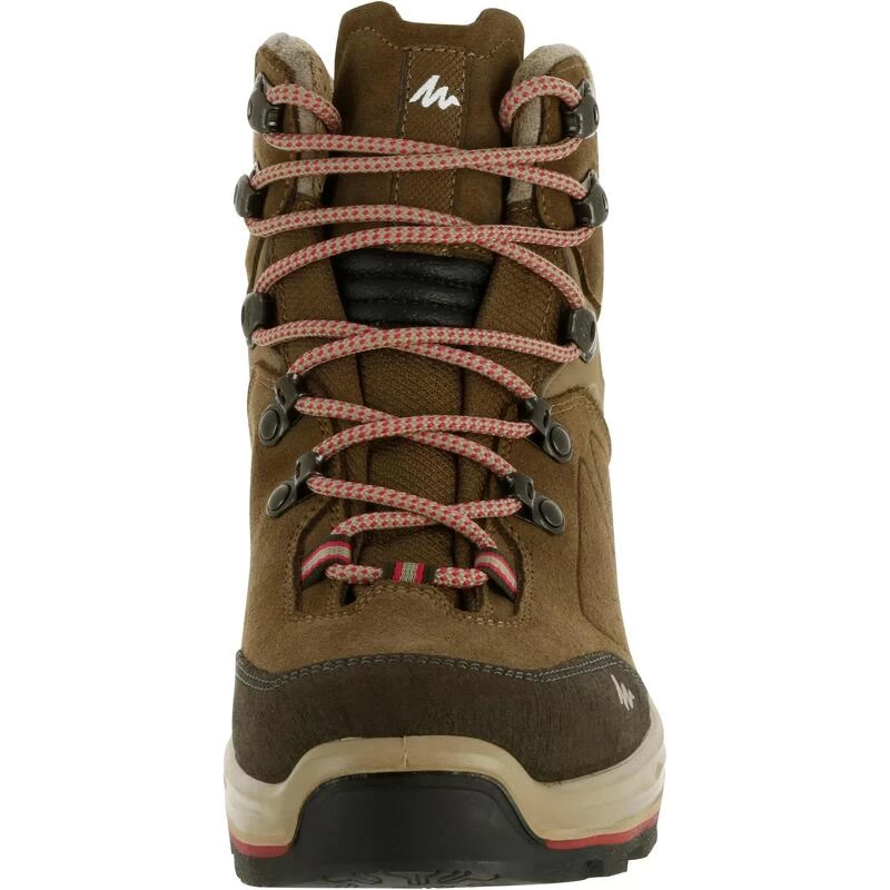 CHAUSSURES TREKKING CUIR IMPERMÉABLES - MT100 - BEIGE - FEMME HAUTE 5 CHAUSSURES TREKKING CUIR IMPERMÉABLES - MT100 - BEIGE - FEMME HAUTE – Image 3