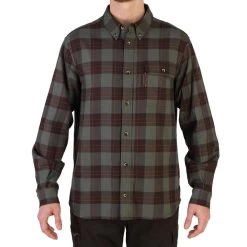 Chemise Manches Longues Chasse Coton Chaude Homme - 500 Carreaux Vert 13 Chemise Manches Longues Chasse Coton Chaude Homme - 500 Carreaux Vert -Activités De Plein Air chemise manches longues chasse coton chaude homme 500 carreaux vert 1