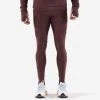 COLLANT RUNNING HOMME CHAUD - KIPRUN BORDEAUX -Activités De Plein Air collant running homme chaud kiprun bordeaux
