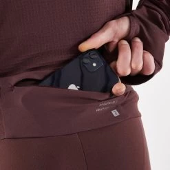 COLLANT RUNNING HOMME CHAUD - KIPRUN BORDEAUX -Activités De Plein Air collant running homme chaud kiprun bordeaux 4