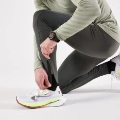 COLLANT RUNNING HOMME CHAUD - KIPRUN WARM KHAKI 15 COLLANT RUNNING HOMME CHAUD - KIPRUN WARM KHAKI -Activités De Plein Air collant running homme chaud kiprun warm khaki 5