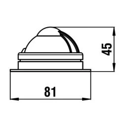 Compas Comet BC1 Noir - RIVIERA Diam 48 Mm / Rose Noire -Activités De Plein Air compas comet bc1 noir riviera diam 48 mm rose noire 1