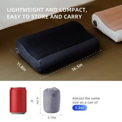 Coussin D'air Flextail Gear Zero Pillow - Beige -Activités De Plein Air coussin dair flextail gear zero pillow beige 6