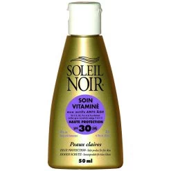 Crèmes Solaires SOLEIL NOIR Soin Vitaminé 50ml IP30