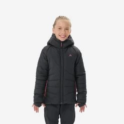 Quechua DOUDOUNE DE RANDONNÉE - HYBRIDE GRIS FONCE - ENFANT 7-15 ANS