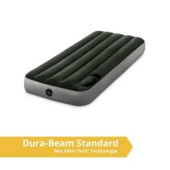 Intex Downy Jr. Twin Airbed - Lit Gonflable - 191x76x25cm - Avec Accessoires -Activités De Plein Air downy jr twin airbed lit gonflable 191x76x25cm avec accessoires 1