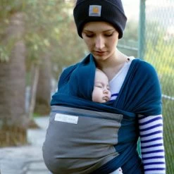 Écharpe L'Originale JPMBB - BLEU PAON, Eléphant -Activités De Plein Air echarpe loriginale jpmbb bleu paon elephant 2