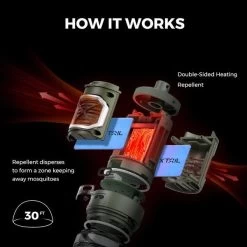 Flextail TINY REPEL- 3-IN-1 Répulsif Anti-moustique Portable Avec Lantern -Activités De Plein Air flextail tiny repel 3 in 1 repulsif anti moustique portable avec lantern 4